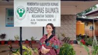 Kepala UPTD Puskesmas Baumata drg. Rr.Ayu Larasati, ketika ditemui Wartawan Kamis, 23 April 2026.(Foto.NarasiTimur.Com)