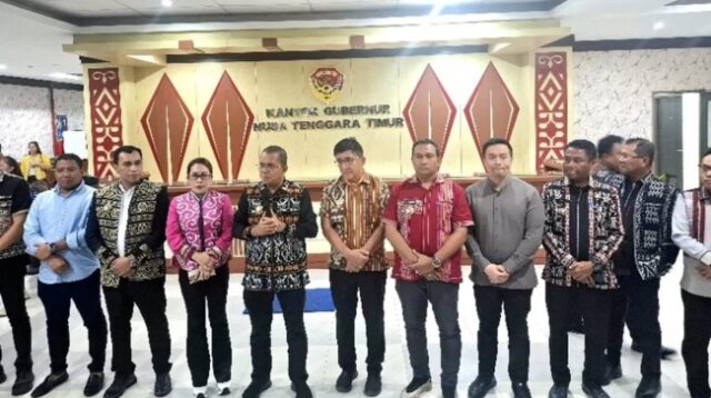 Konferensi Pers RUPS Bank NTT 2026 di Lantai I Kantor Gubernur NTT.(Istimewa)